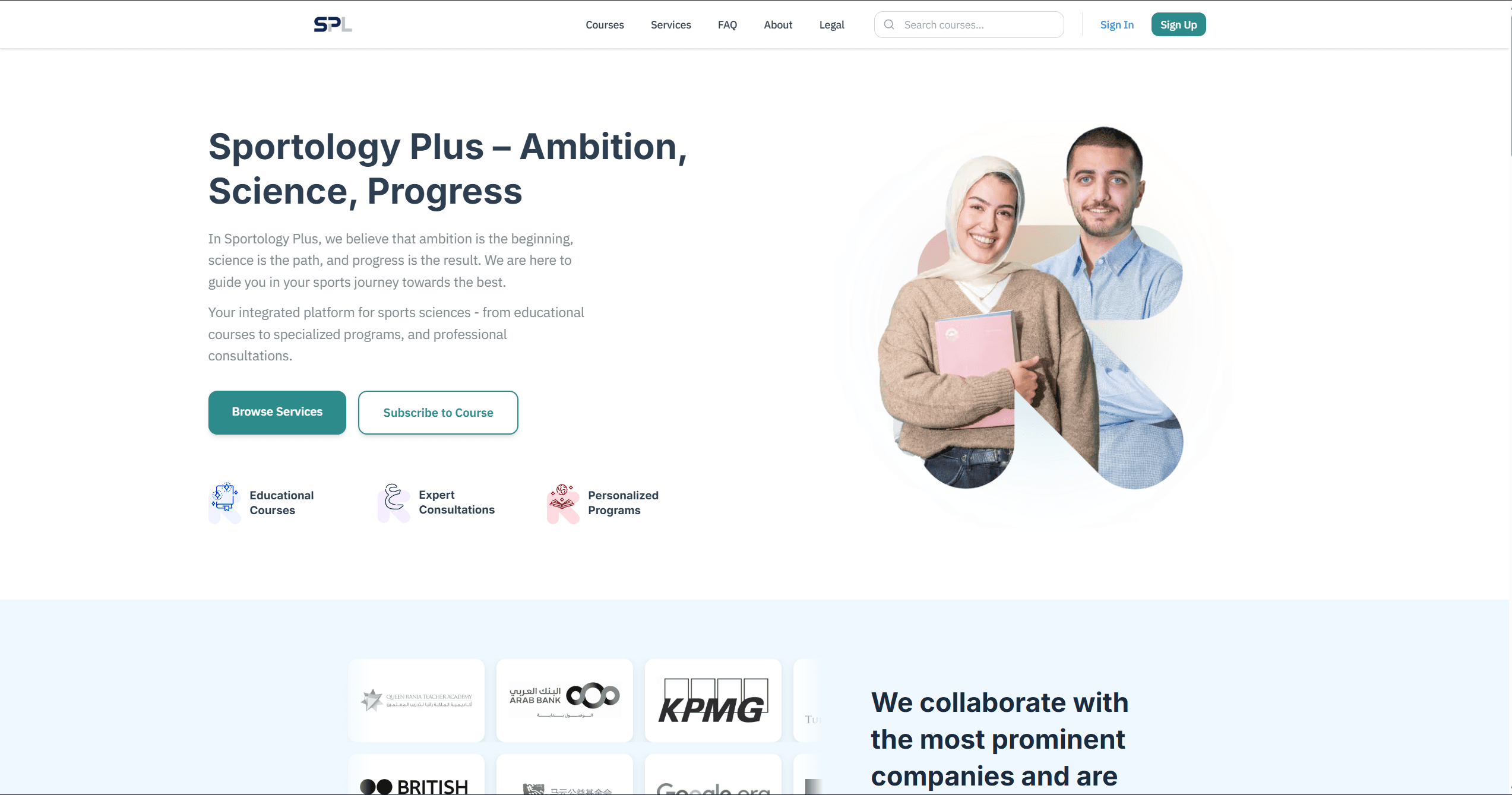 Sportology Plus Academy - Course Selling Platform project screenshot