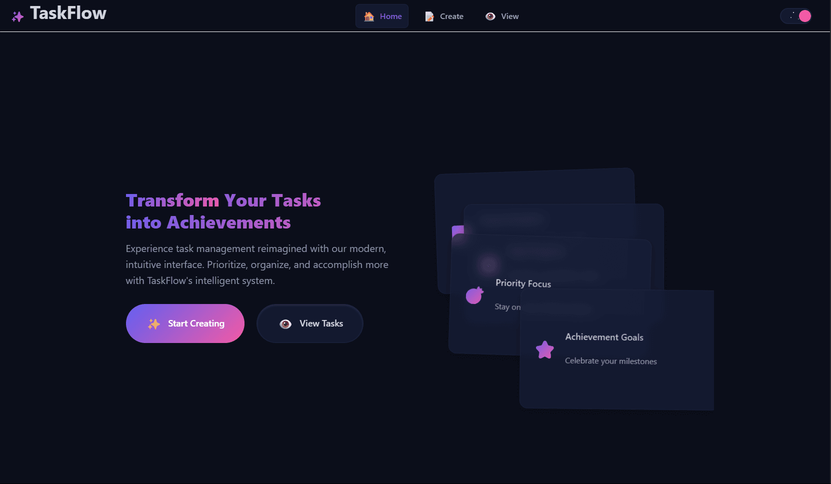 ToDo - Task Management App project screenshot